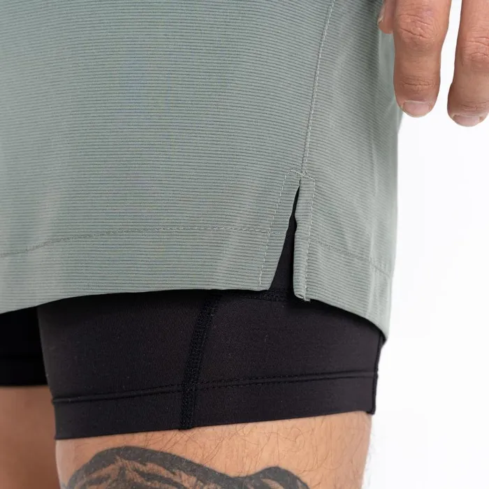 Dare 2b Recreate II 2in1 Shorts Agave Green Men Gym Shorts