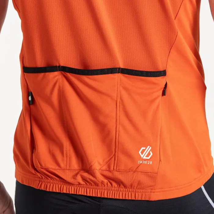Dare 2b Riding Jersey Cinnamon Shift Print Men Gym Tops