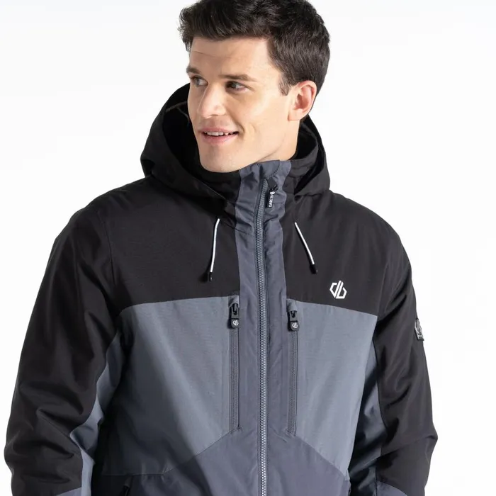 Dare 2b Slopeside Ski Jacket Black Grey Men Ski Jackets