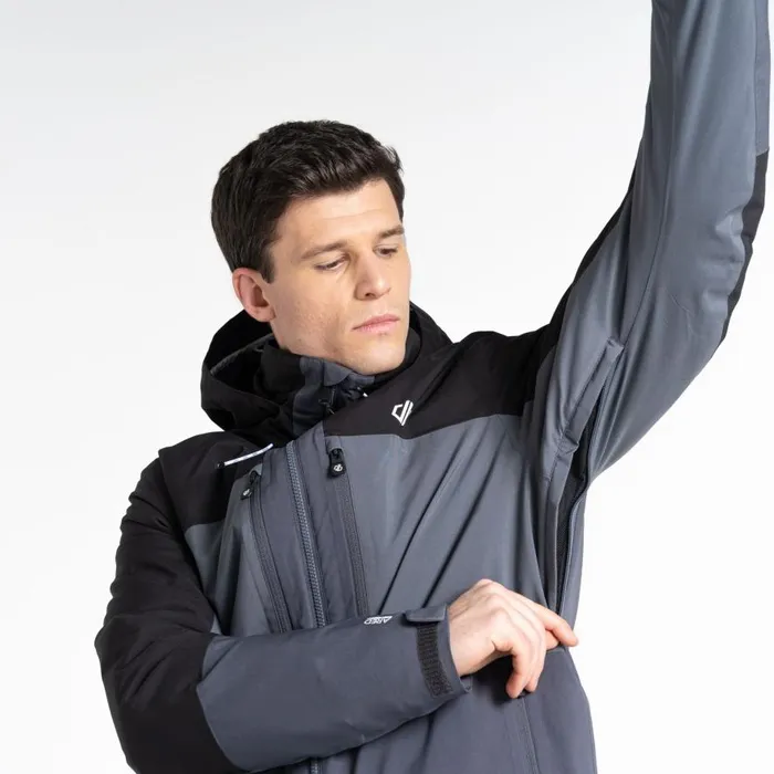 Dare 2b Slopeside Ski Jacket Black Grey Men Ski Jackets