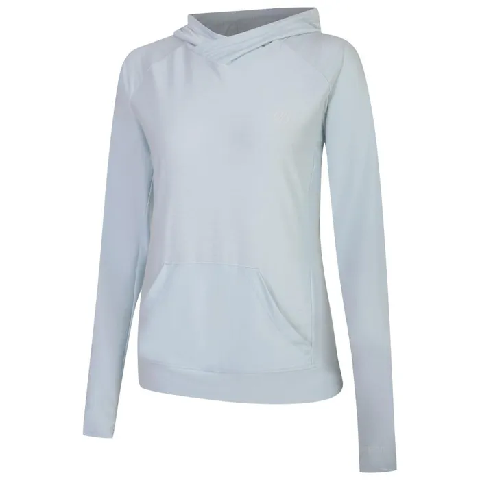 Dare 2b Sprint City Lightweight Hoodie Quiet Blue Marl Women Hoodies and Sweatshirts