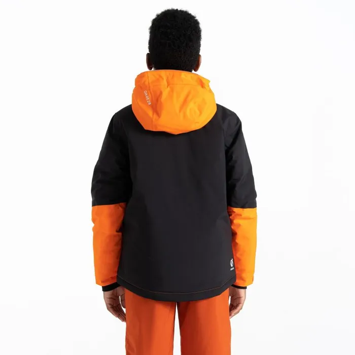 Dare 2b Steazy Ski Jacket Puffins Orange Black Kids Insulated Jackets