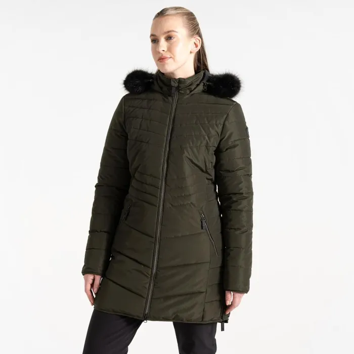 Dare 2b Striking IV Jacket Dark Khaki Women Insulated Jackets