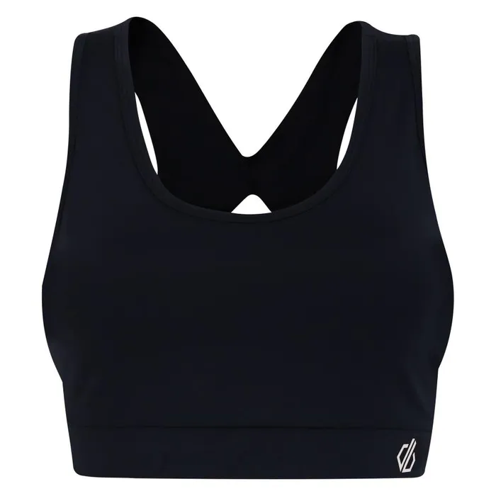 Dare 2b Swift Sports Bra Black Women Gym Tops
