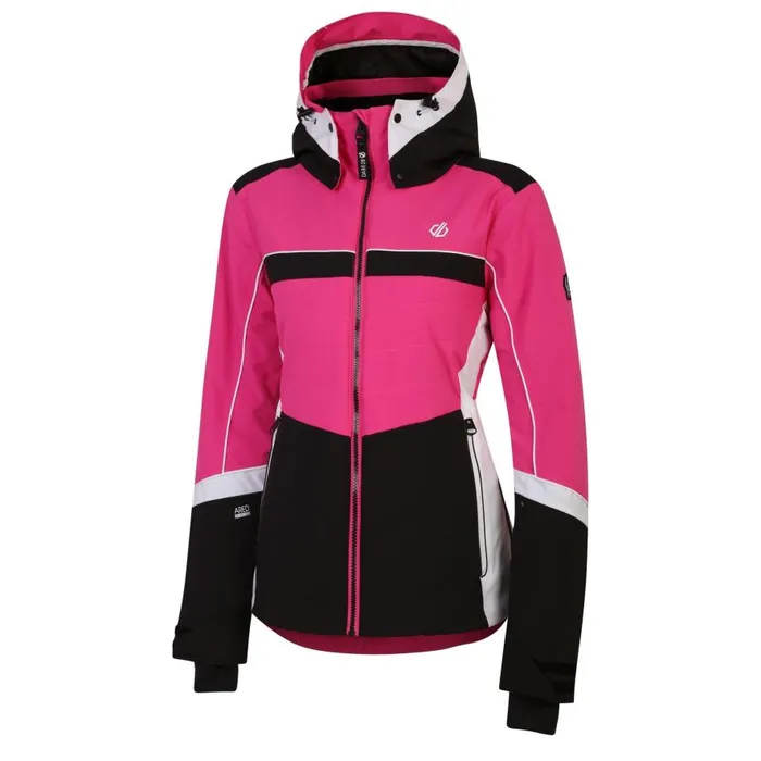 Dare 2b Vitilised Ski Jacket Pure Pink Black Women Waterproof Jackets
