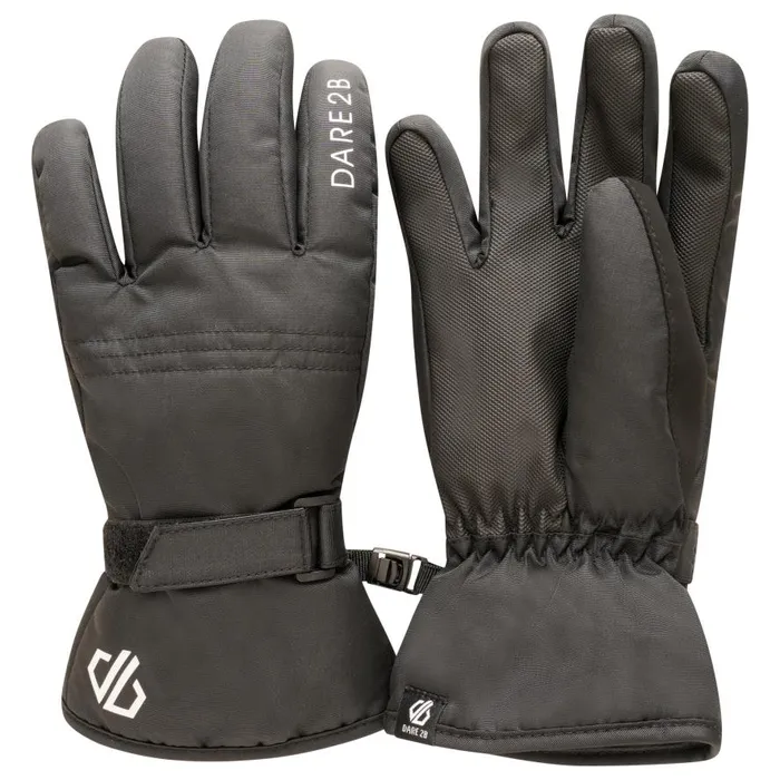 Dare 2b Zippy Ski Gloves Black Kids Ski Accessories