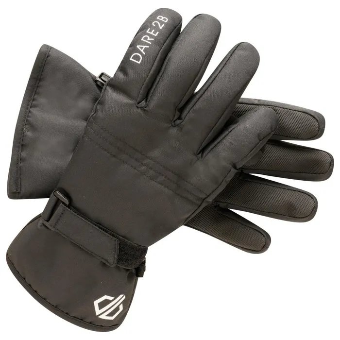 Dare 2b Zippy Ski Gloves Black Kids Ski Accessories