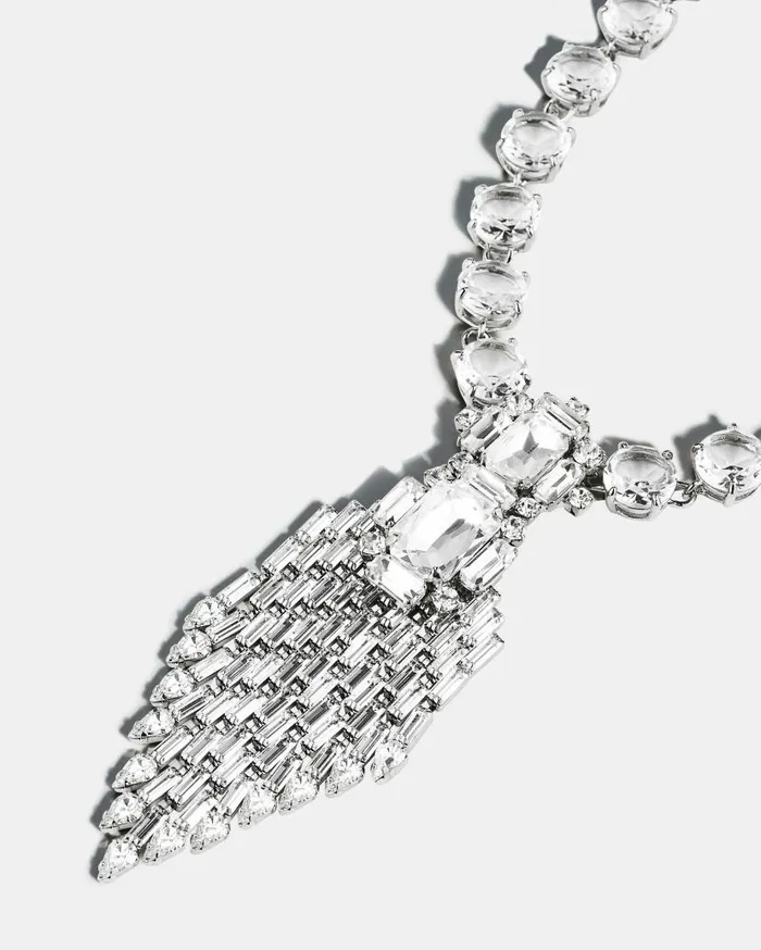 Deco Necklace Silver Women Aquazzura Jewelry