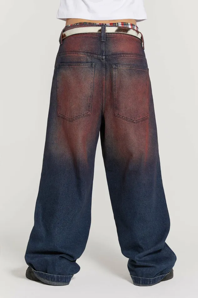 Deep Red Colossus Jeans Red WomenMen Jaded London Colossus Jeans Deep Red Colossus Jeans Red WomenMen Jaded London Colossus Jeans