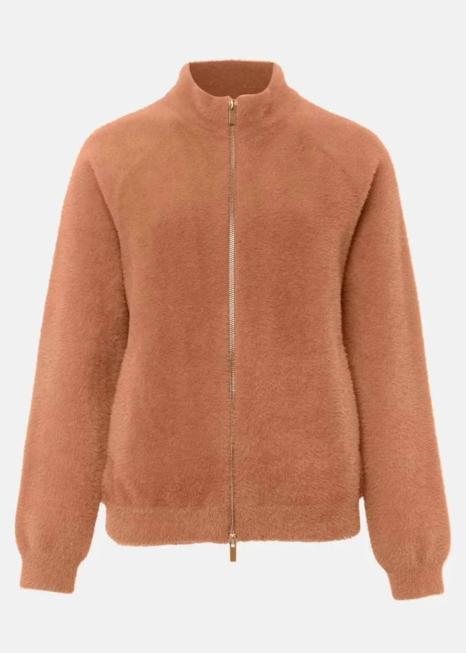 Dera Fluffy Bomber Jacket Camel Women Phase Eight Jackets