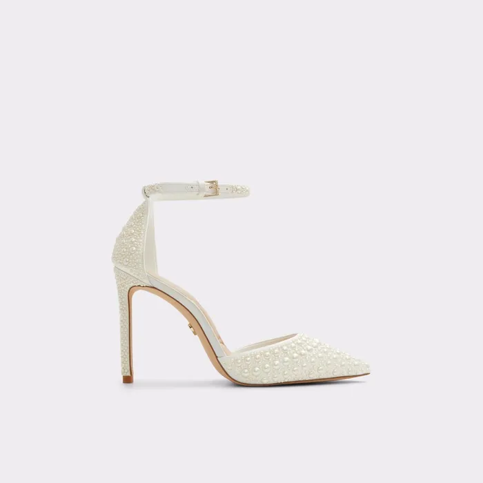 Derperla White Women ALDO Heels