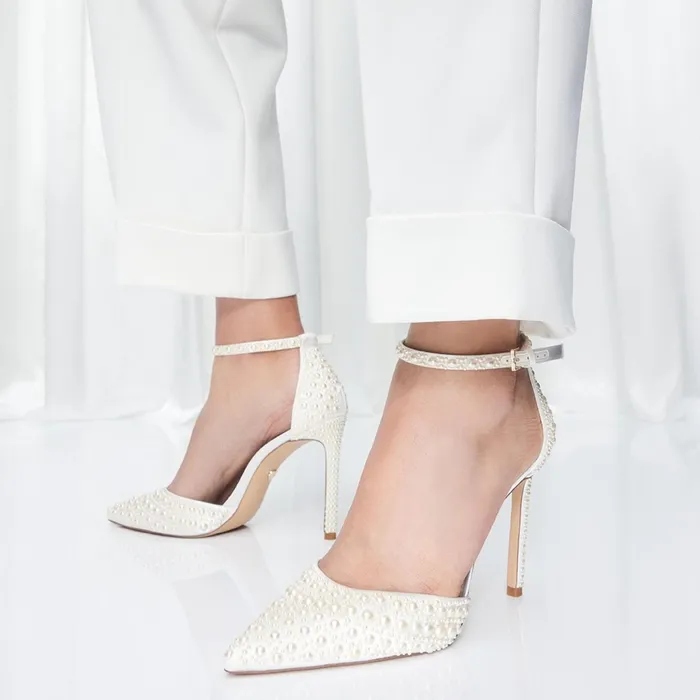 Derperla White Women ALDO Heels