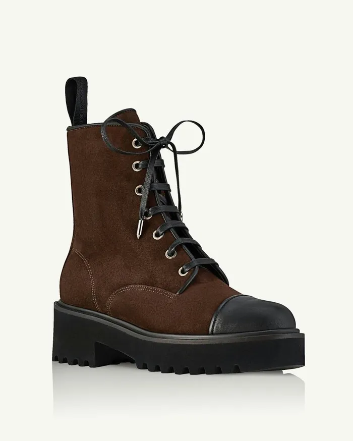 Desert Bootie Flat Brown Women Aquazzura Booties