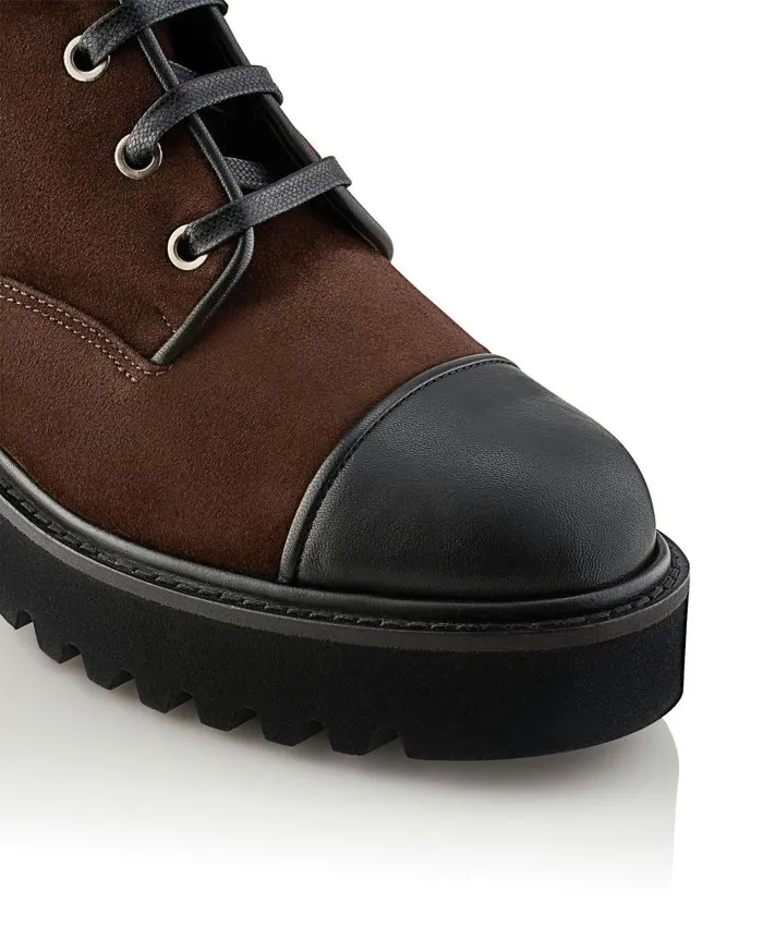 Desert Bootie Flat Brown Women Aquazzura Booties Desert Bootie Flat Brown Women Aquazzura Booties