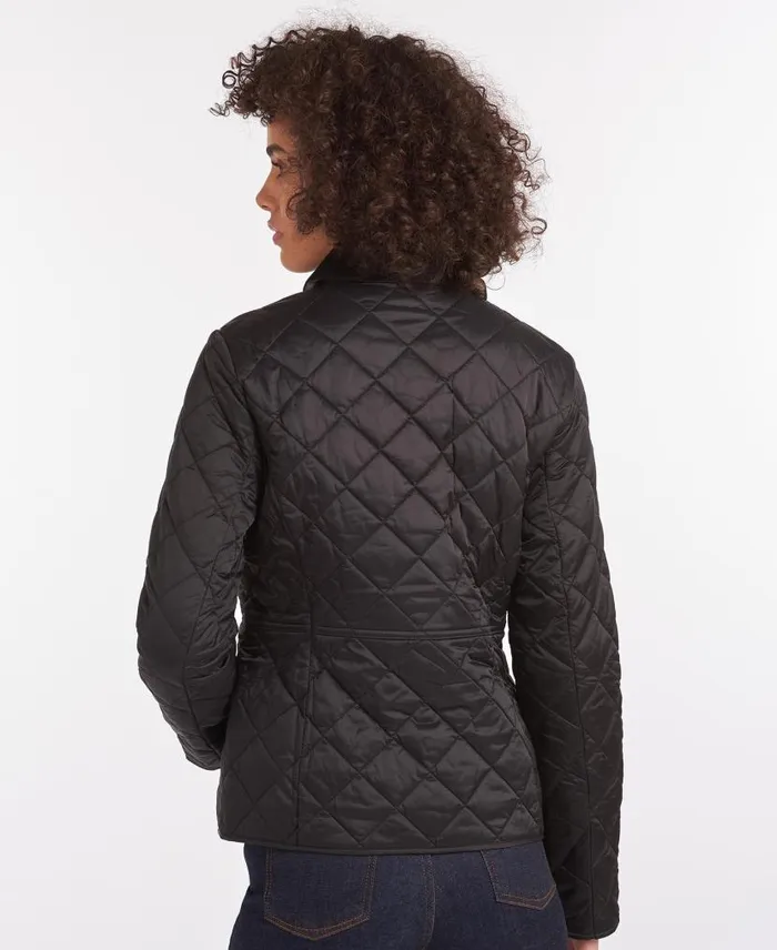 Deveron Quilted Jacket Blackolive Women Barbour Quilted Jackets