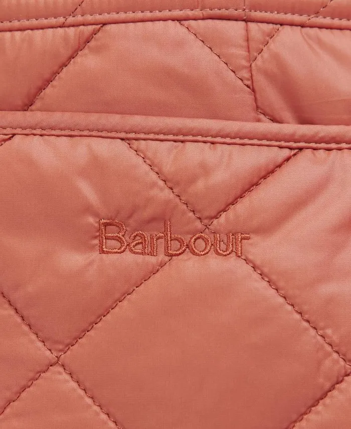 Deveron Quilted Jacket Navypale Pink Women Barbour Quilted Jackets