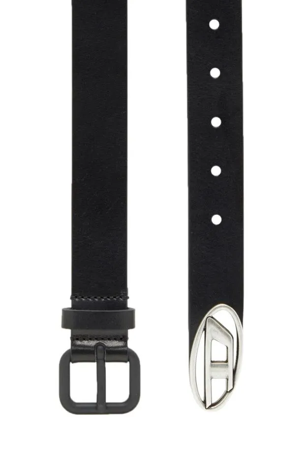Diesel Binlay Black MenWomen Belts
