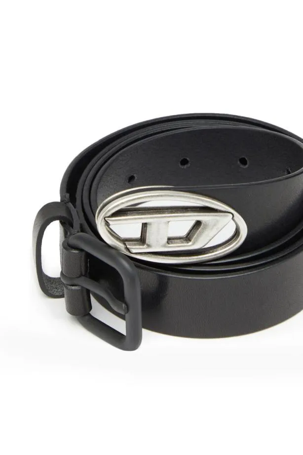Diesel Binlay Black MenWomen Belts