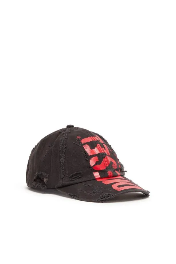 Diesel Cewan Blackred MenWomen Caps and Hats