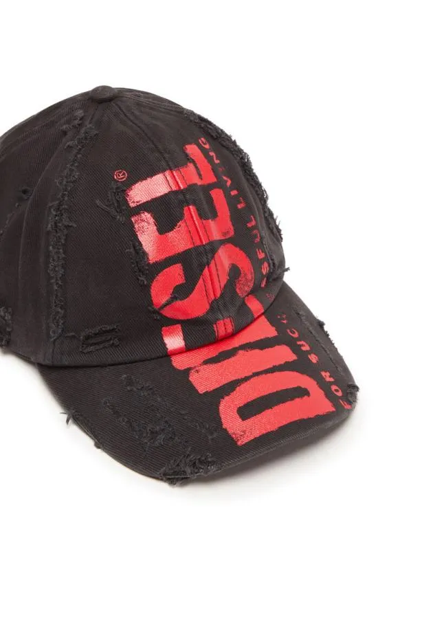 Diesel Cewan Blackred MenWomen Caps and Hats