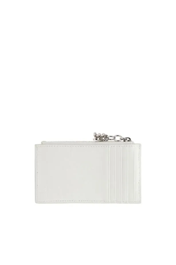 Diesel Card Holder Coin Xs White Women Wallets