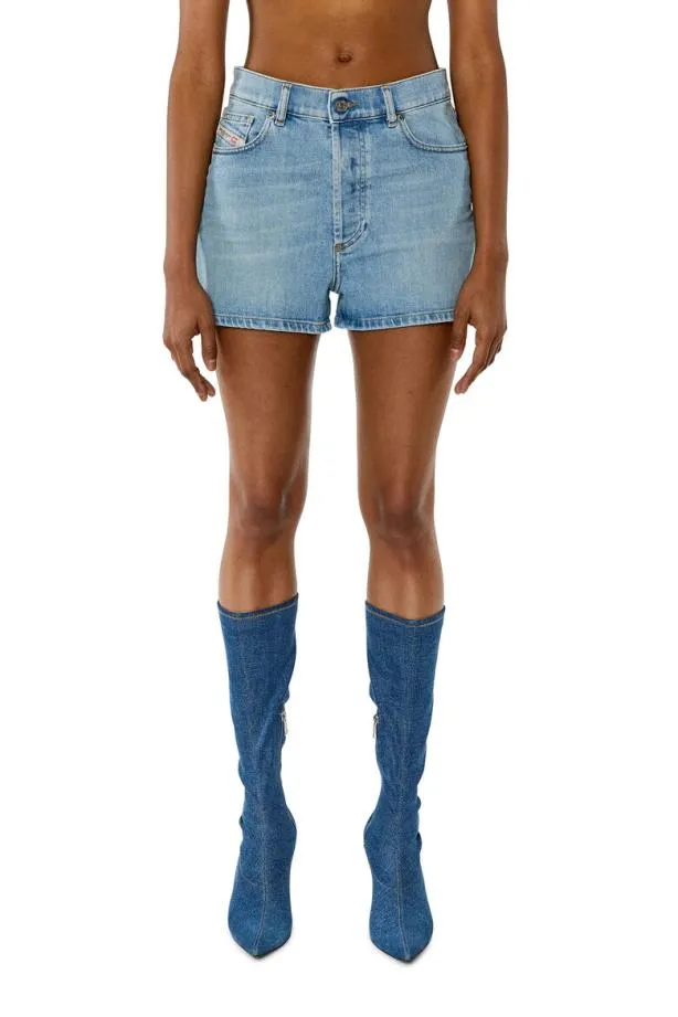 Diesel Dger Light Blue Women Pants and Shorts