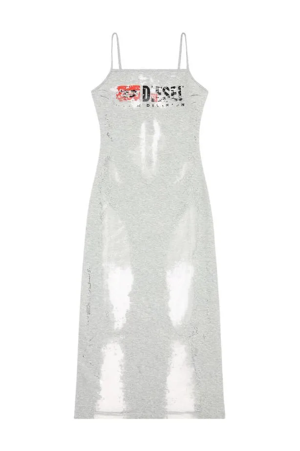 Diesel Dhoperdevo Light Grey Women Dresses