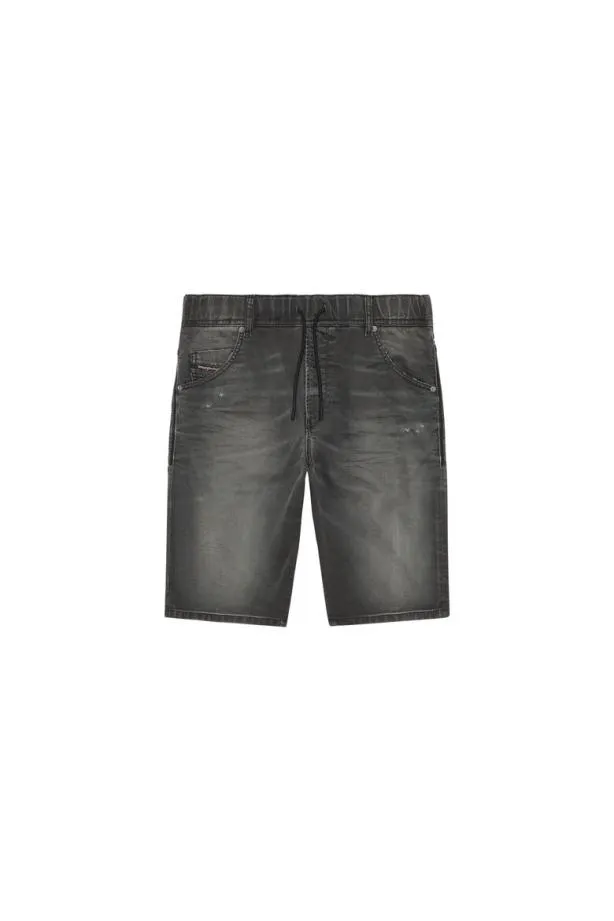 Diesel Dkrooshort Joggjeans Black Men Pants and Shorts
