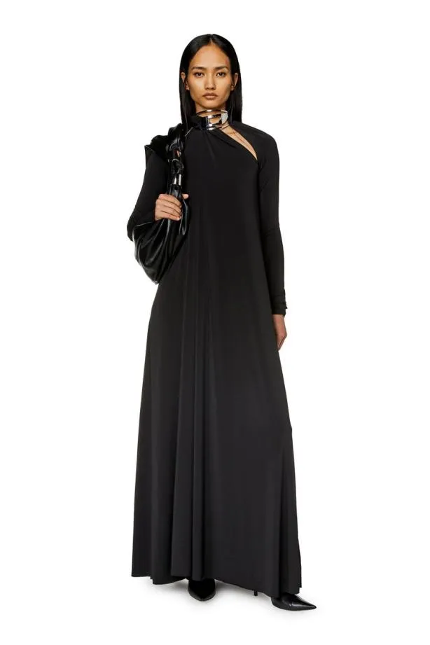 Diesel Dlaviekaf Black Women Dresses