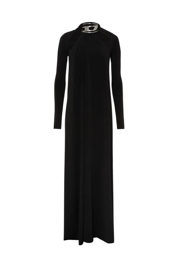 Diesel Dlaviekaf Black Women Dresses