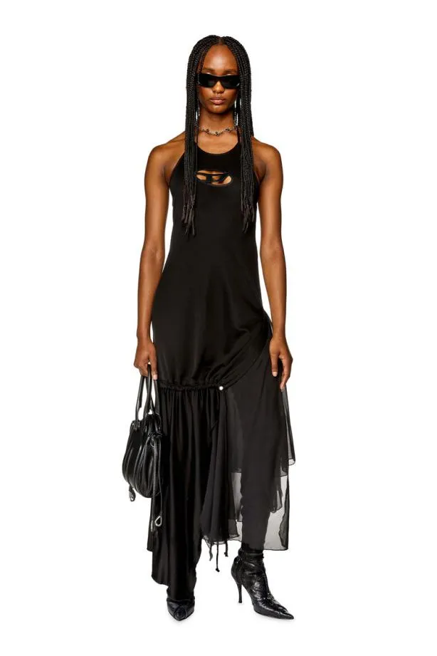 Diesel Dsalilarod Black Women Dresses
