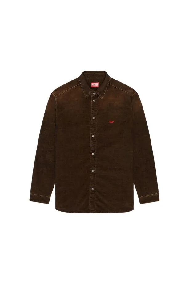 Diesel Dsimplyover Brown Men Shirts