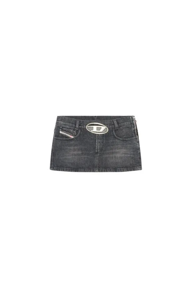Diesel Derons2 Black Women Skirts