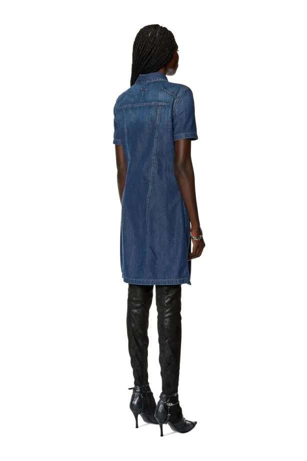 Diesel Deshirty Dark Blue Women Dresses