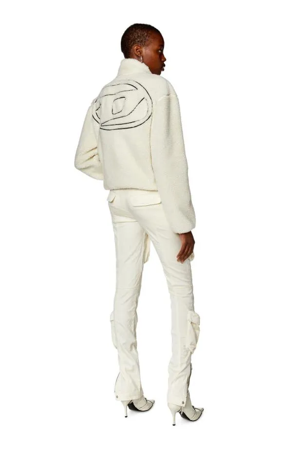Diesel Fchibi White Women Sweatshirts and Hoodies