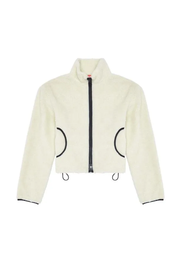 Diesel Fchibi White Women Sweatshirts and Hoodies