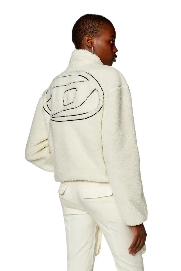 Diesel Fchibi White Women Sweatshirts and Hoodies