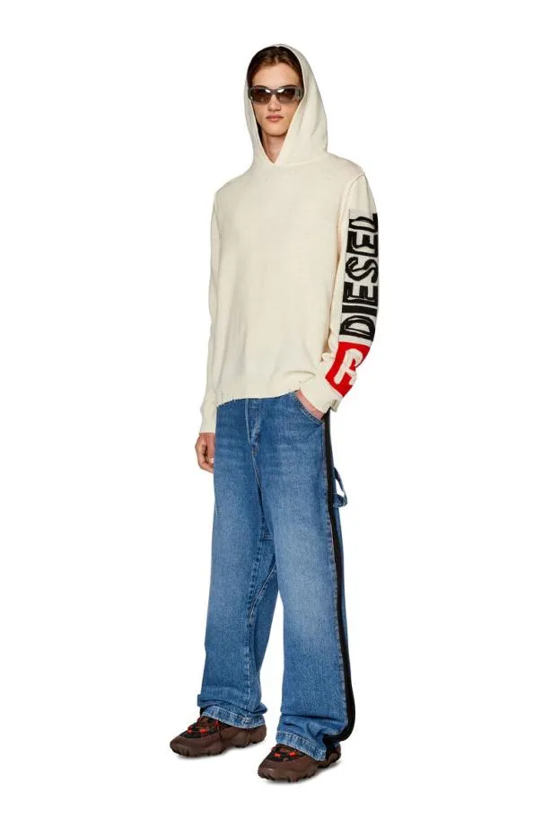Diesel Ktelendo White Men Knitwear