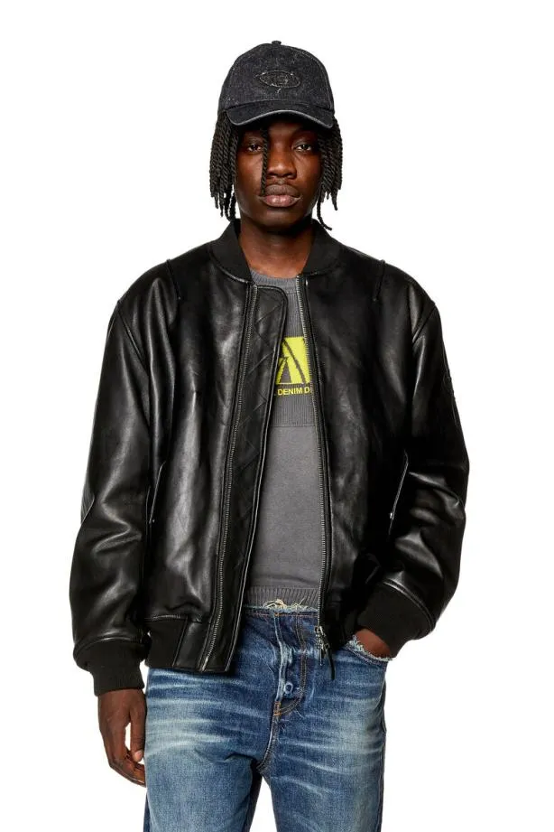 Diesel Lpritts Black Men Jackets