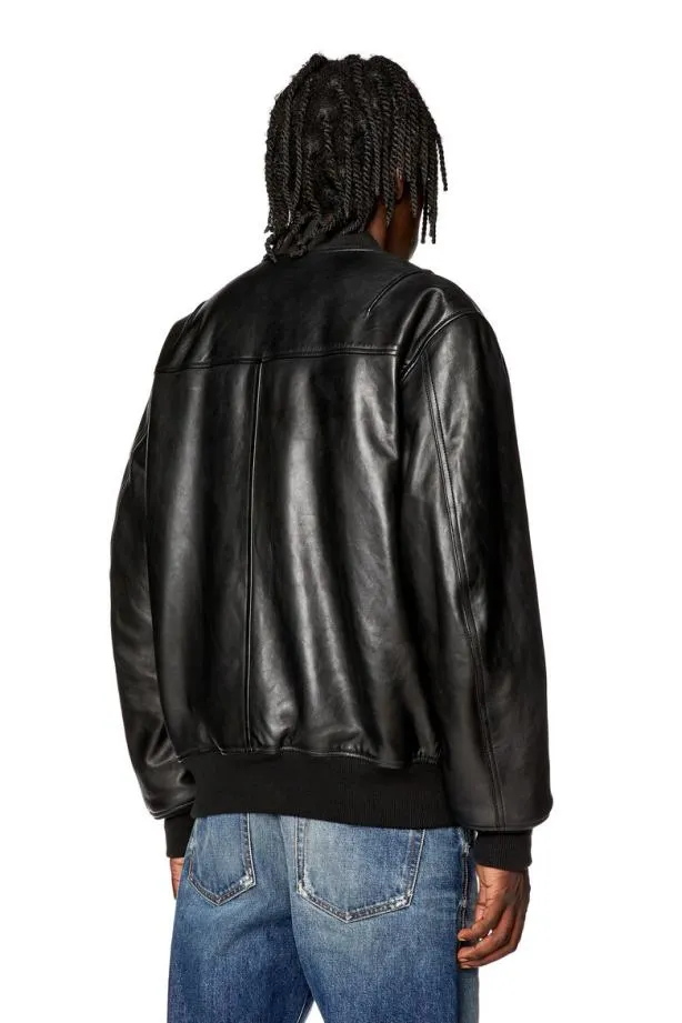 Diesel Lpritts Black Men Jackets