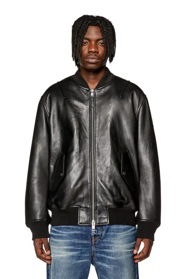 Diesel Lpritts Black Men Jackets