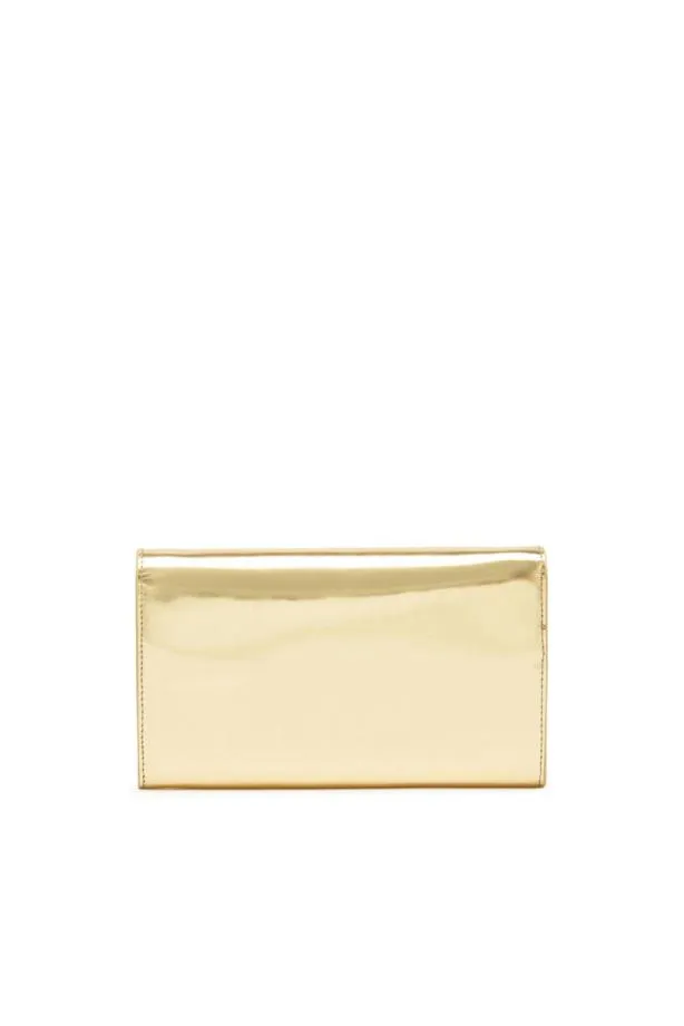 Diesel Long Wallet Zip Xxl Gold Women Wallets