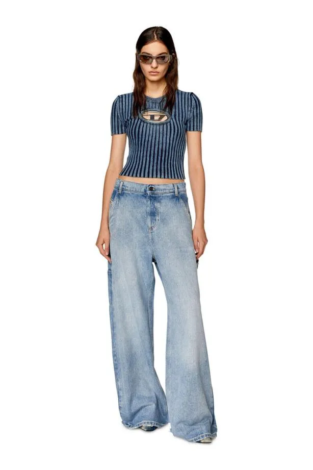 Diesel Manaheim Blue Women Knitwear
