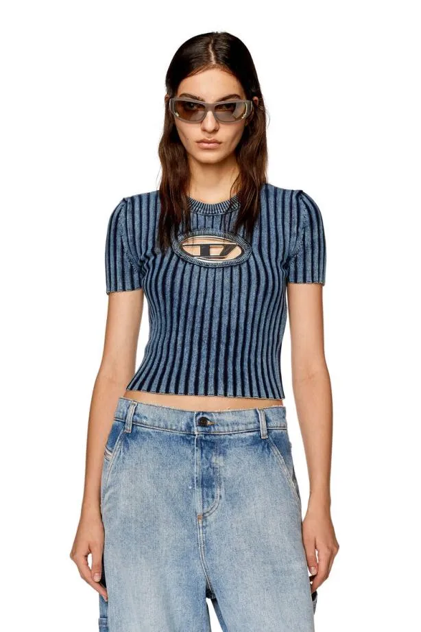 Diesel Manaheim Blue Women Knitwear