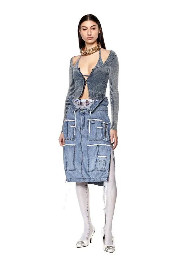 Diesel Mclovis Kit Blue Women Knitwear