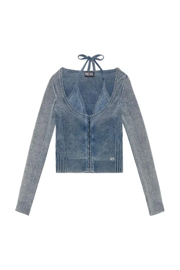 Diesel Mclovis Kit Blue Women Knitwear