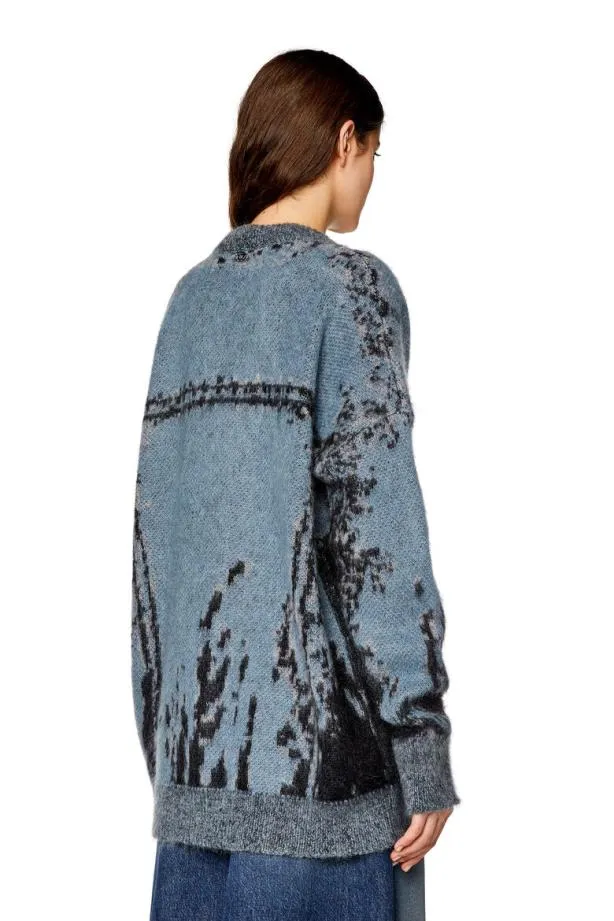 Diesel Mrodi Blackblue Women Knitwear