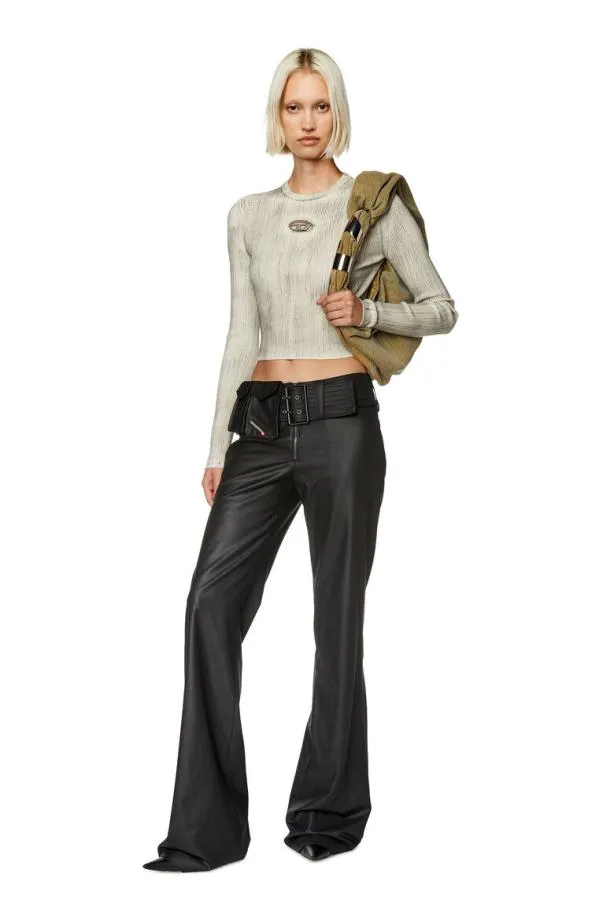 Diesel Mzoeyc Light Grey Women Knitwear
