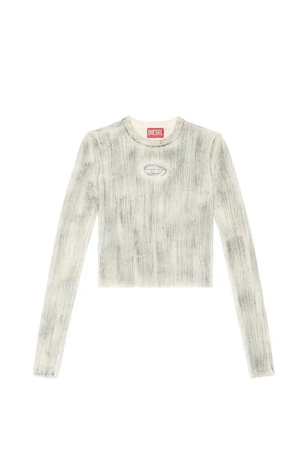 Diesel Mzoeyc Light Grey Women Knitwear