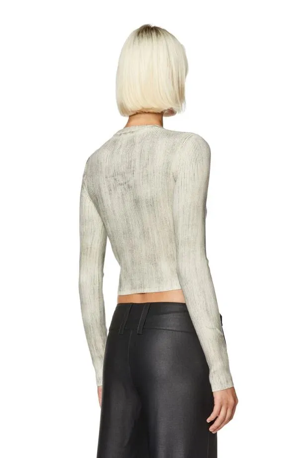 Diesel Mzoeyc Light Grey Women Knitwear